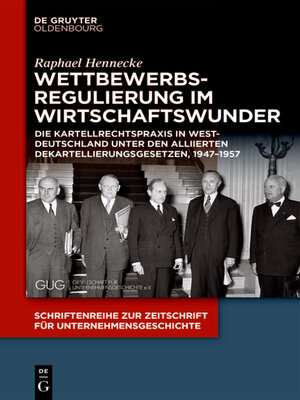cover image of Wettbewerbsregulierung im Wirtschaftswunder